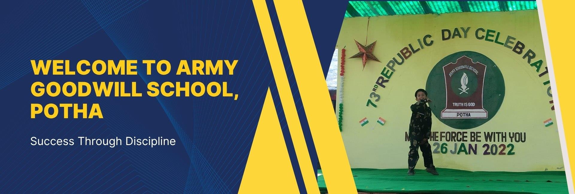 Army Goodwill School, Potha